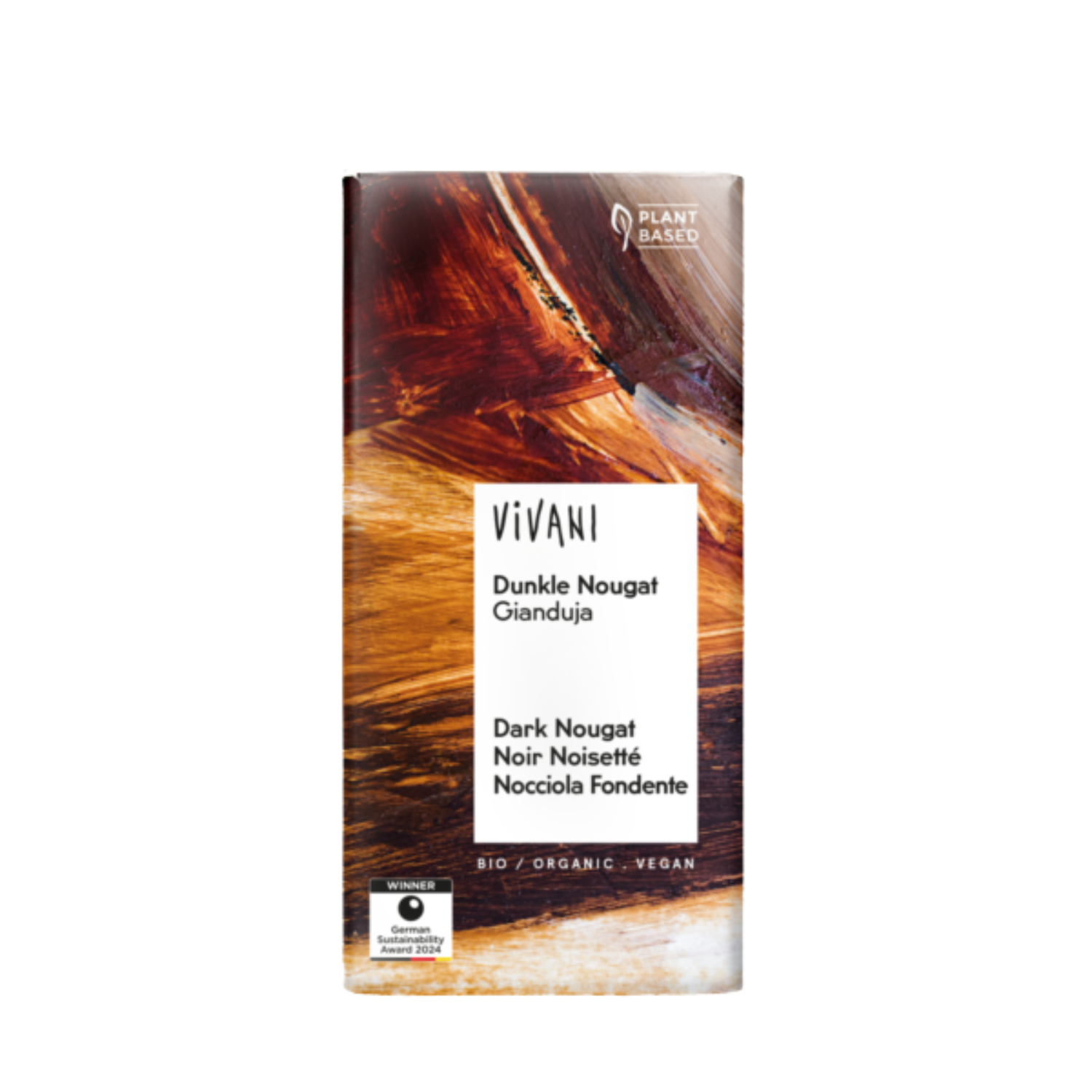 Vivani Mörk Choklad Nougat Eko 80 g