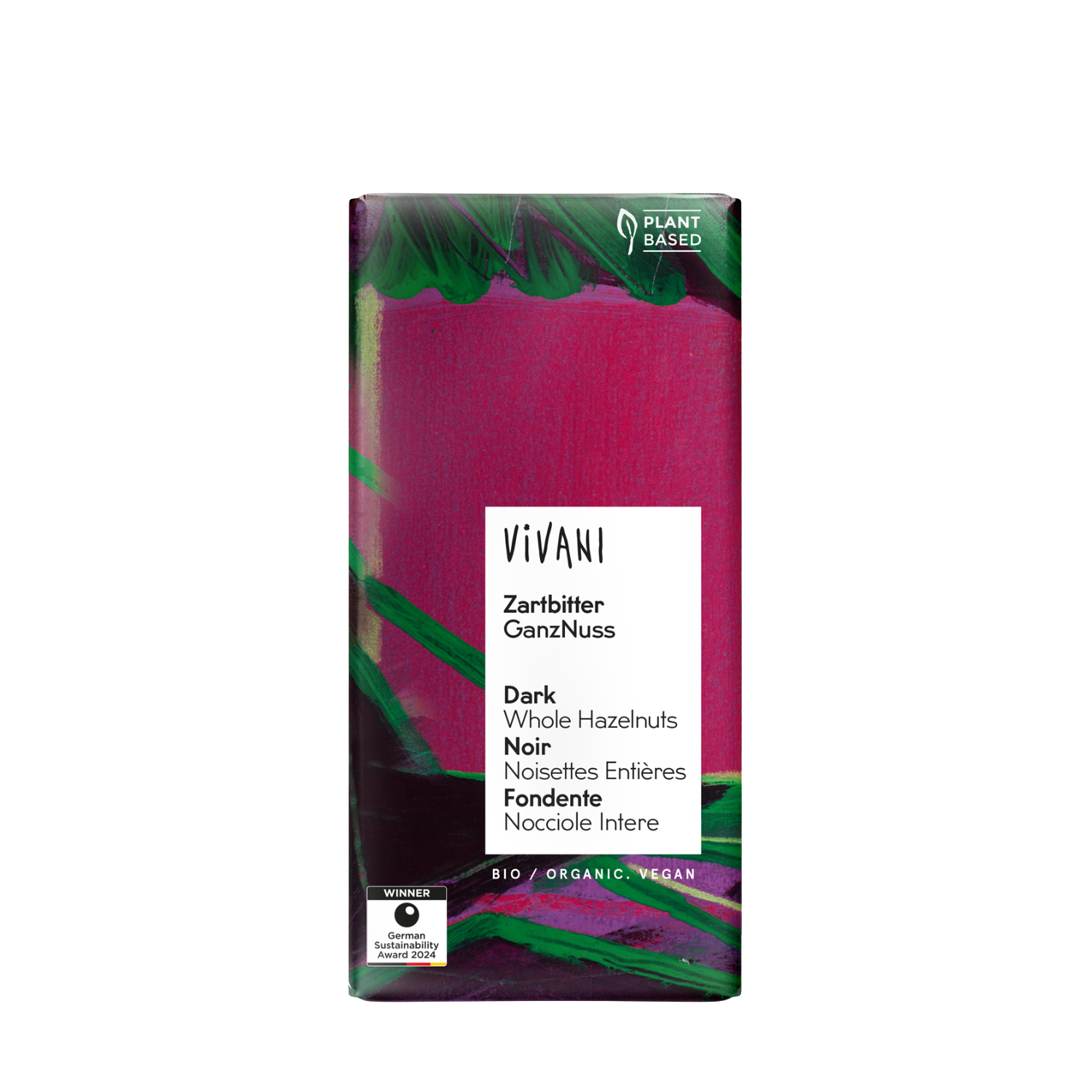 Vivani Mörk Choklad Hasselnöt Eko 100 g