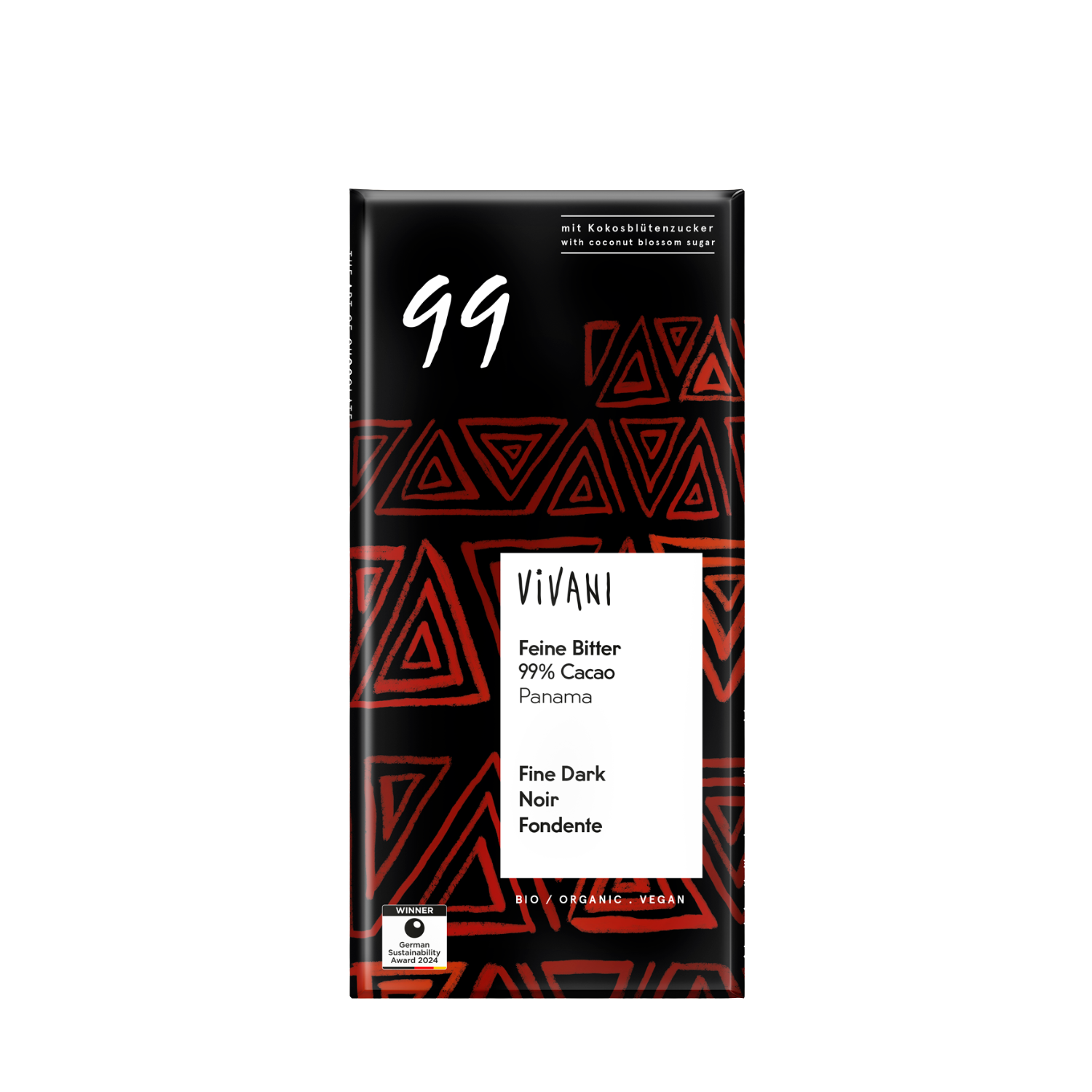 Vivani Mörk Choklad 99% Eko 80 g