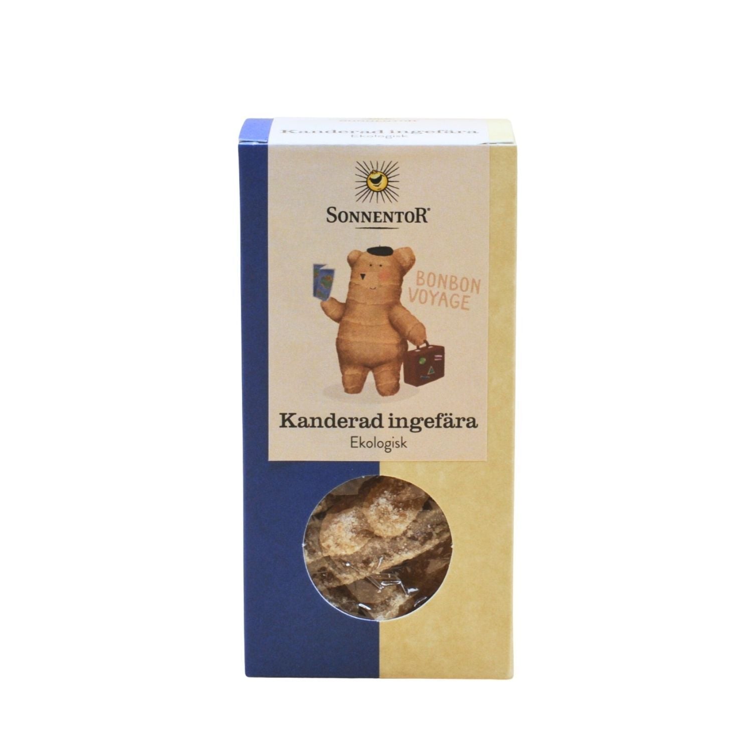 Sonnentor Ingefära Kanderad Eko 75 g
