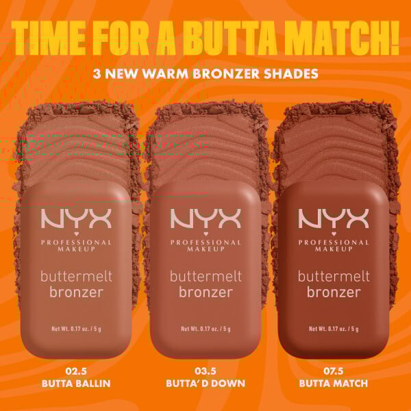 NYX Professional Makeup Buttermelt Bronzer 02.5 Butta Ballin 5 g