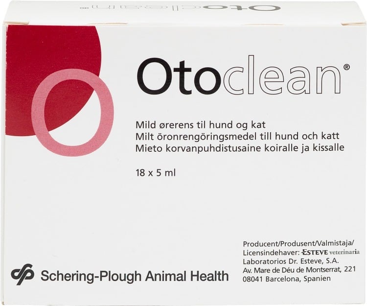 Otoclean Öronrengöringsmedel Hund & Katt 18 x 5 ml