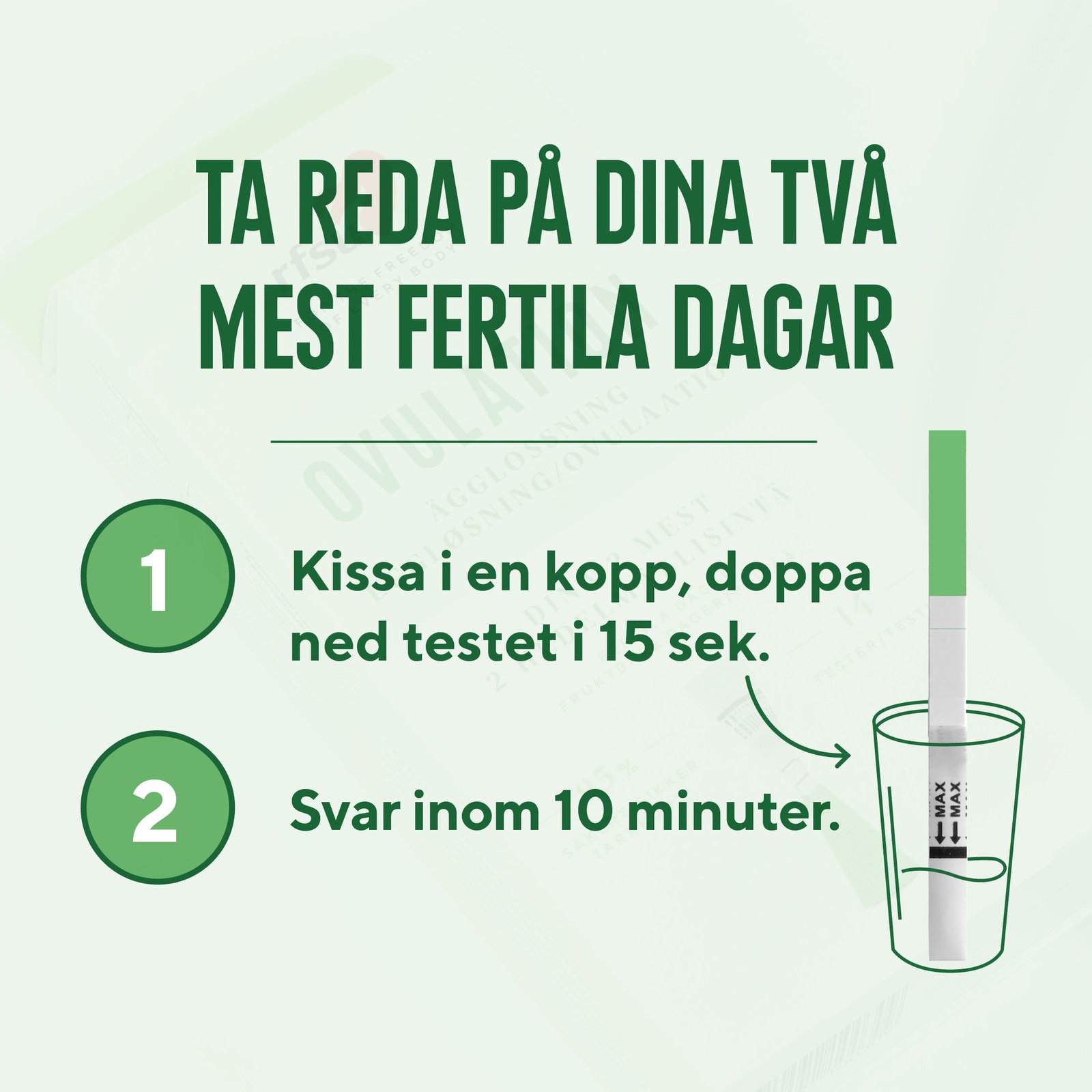 RFSU Ovulation Test  Ägglossning 14 st