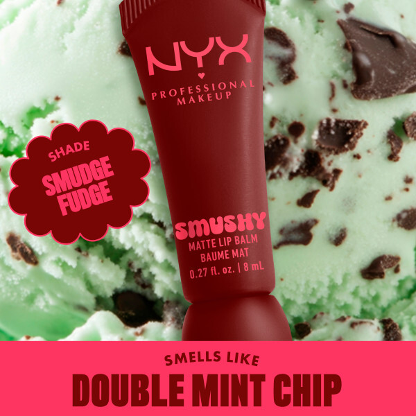 NYX Professional Makeup Smushy Matte Läppbalsam 8 Smudge Fudge 8 ml