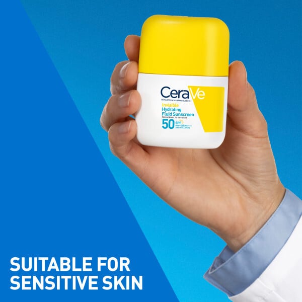 CeraVe Invisible Hydrating Fluid Sunscreen SPF50 50 ml