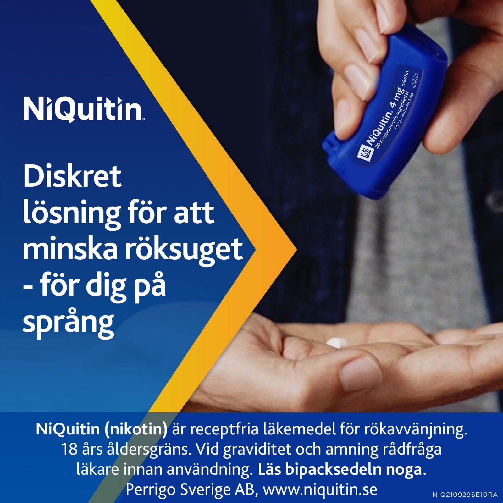 NiQuitin Mint 4 mg Komprimerad Sugtablett 60 St