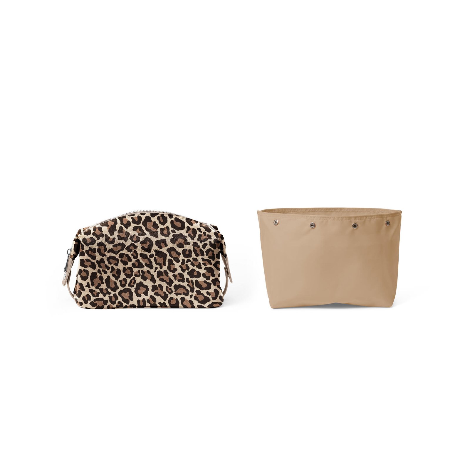 BON VOY Staycation Toiletry Bag Small Leo/Beige