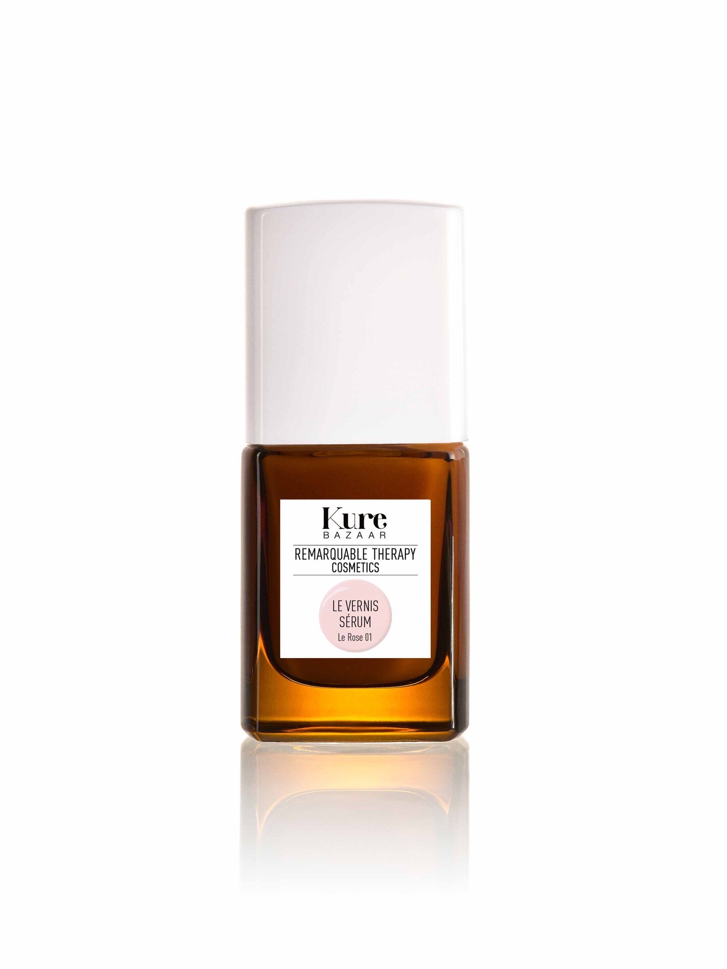 Kure Bazaar Remarquable Therapy Färgade nagelförstärkare 01 Le Rose 10 ml