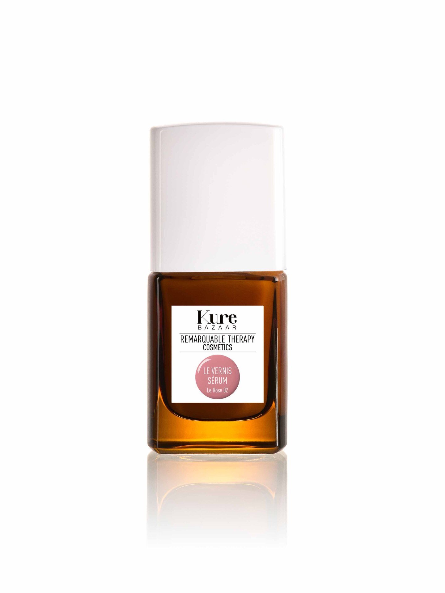 Kure Bazaar Remarquable Therapy Färgade nagelförstärkare 02 Le Rose 10 ml