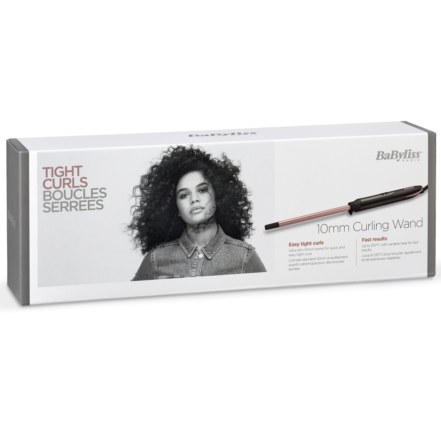 Babyliss Rose Quartz Thight Curls Wand C449E 1 st