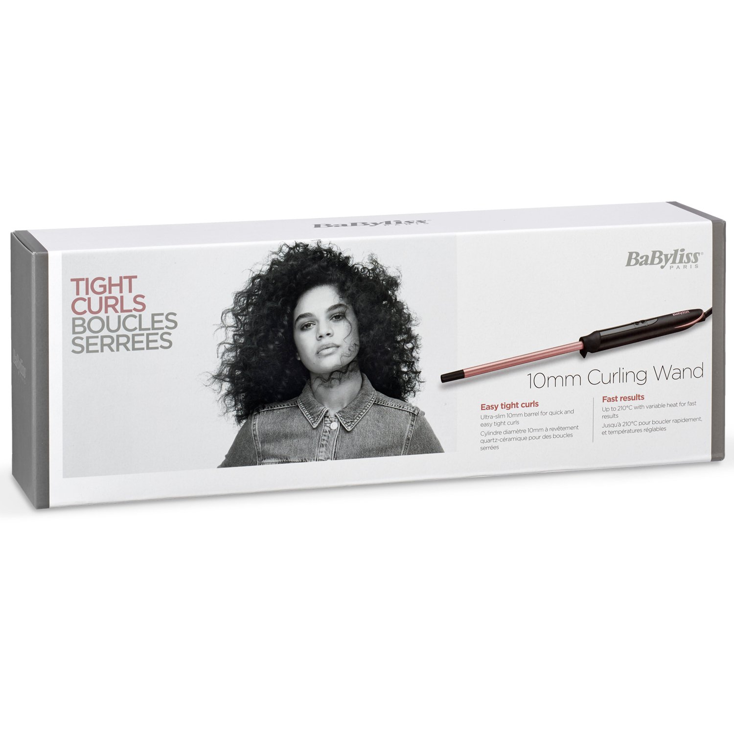 Babyliss Rose Quartz Thight Curls Wand C449E 1 st