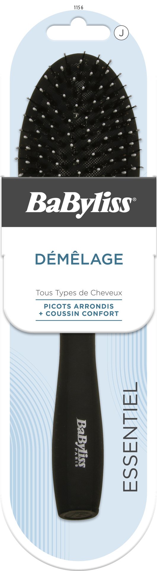 BaByliss Paddelborste Stor Svart
