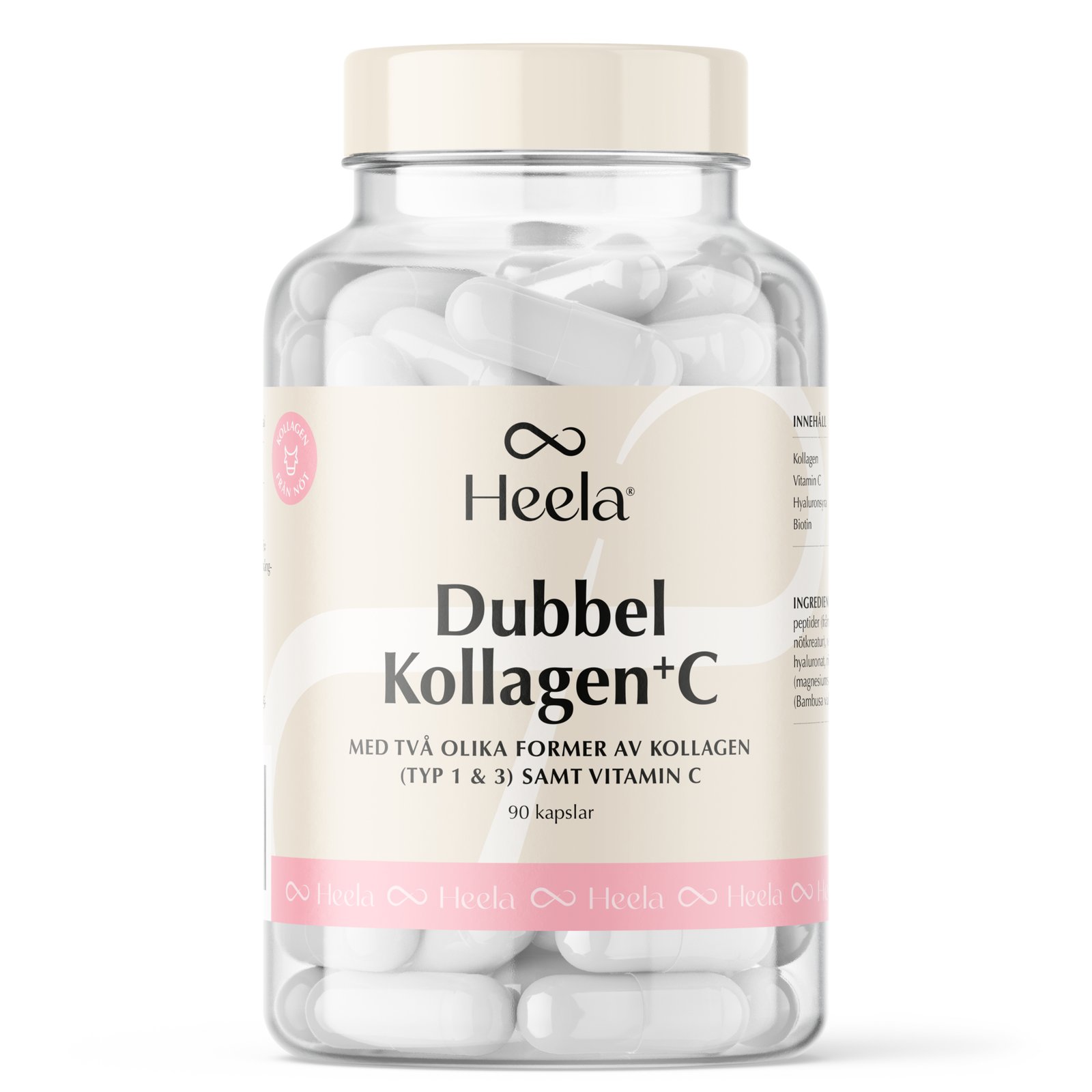 Heela Dubbel Kollagen + C 90 kapslar