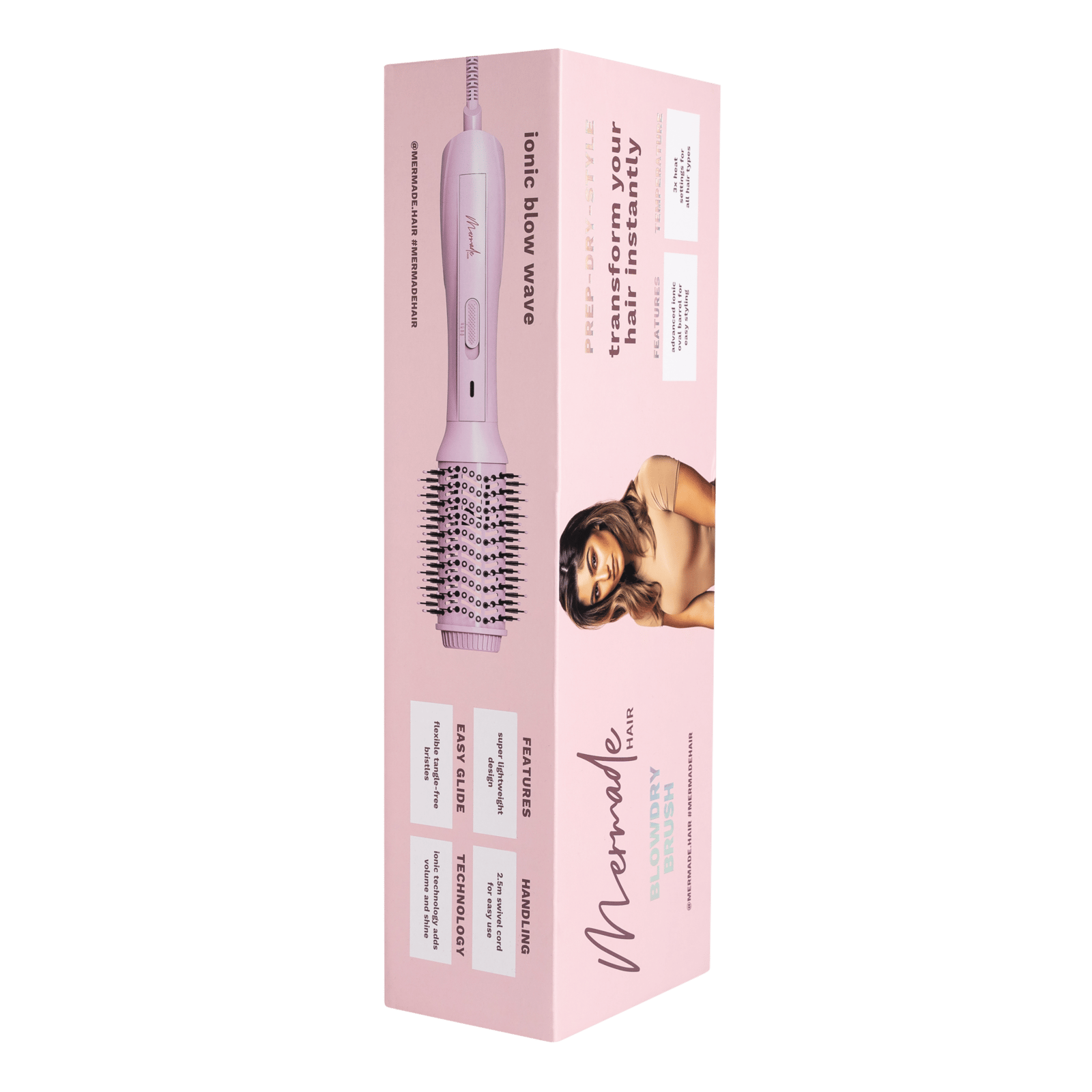Mermade Blow Dry Brush Pink