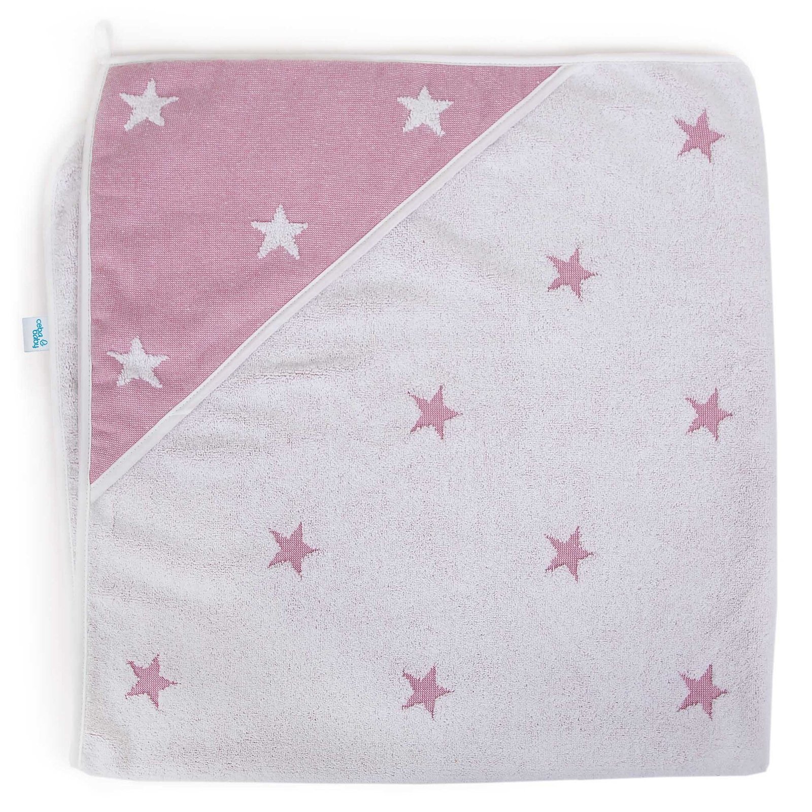 Fresh Kid Badcape Stjärna Rosa 1 st
