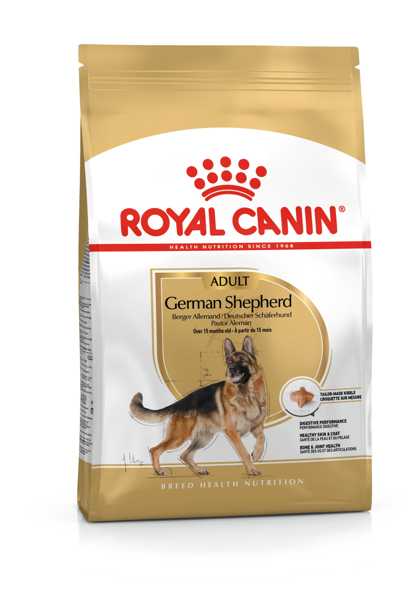 Royal Canin German Shepherd Adult torrfoder för hund 15 kg