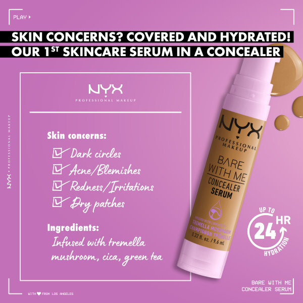 NYX Professional Makeup Bare With Me Concealer Serum 3 Vanilla 9,6 ml