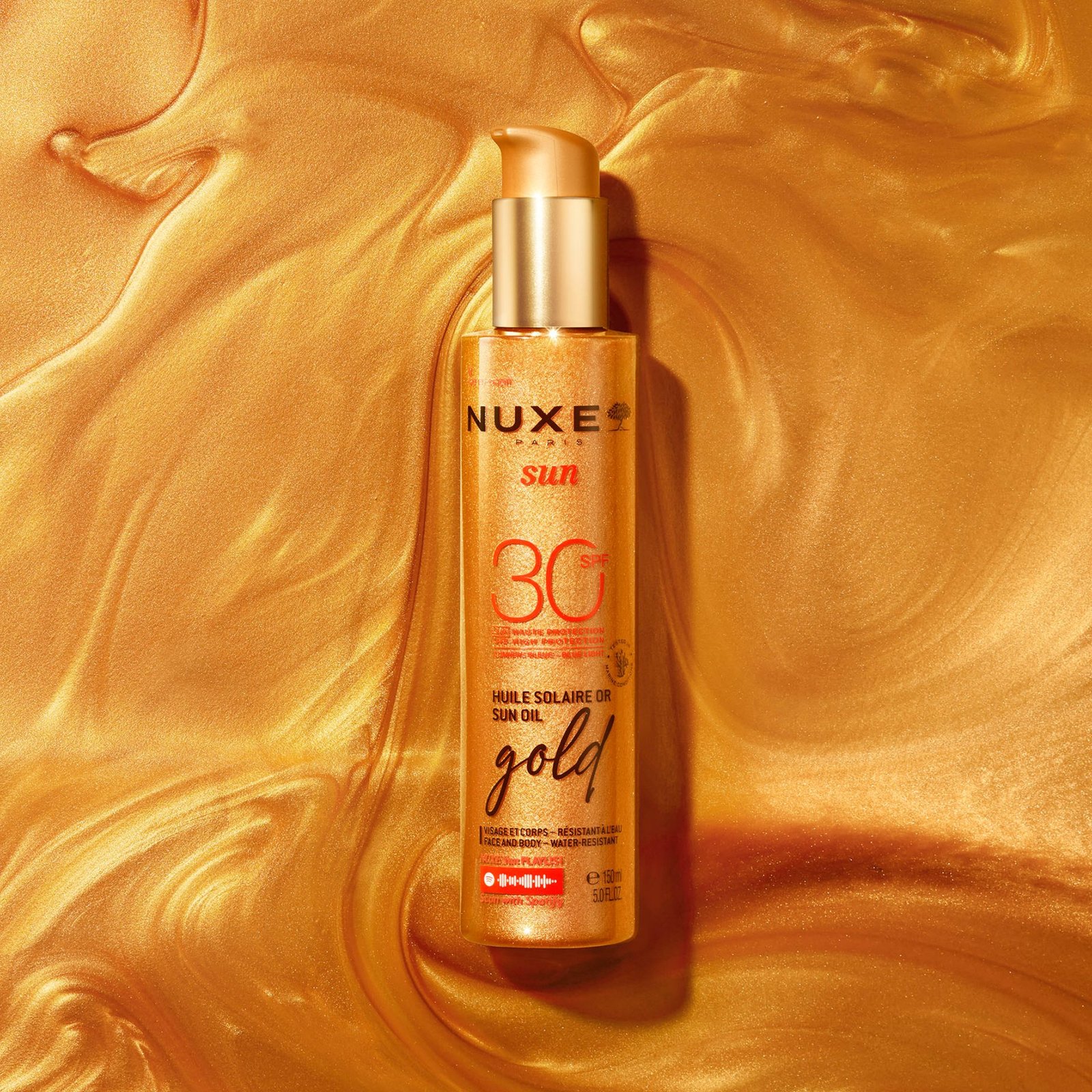 NUXE Sun Tanning Oil Gold SPF30 150 ml