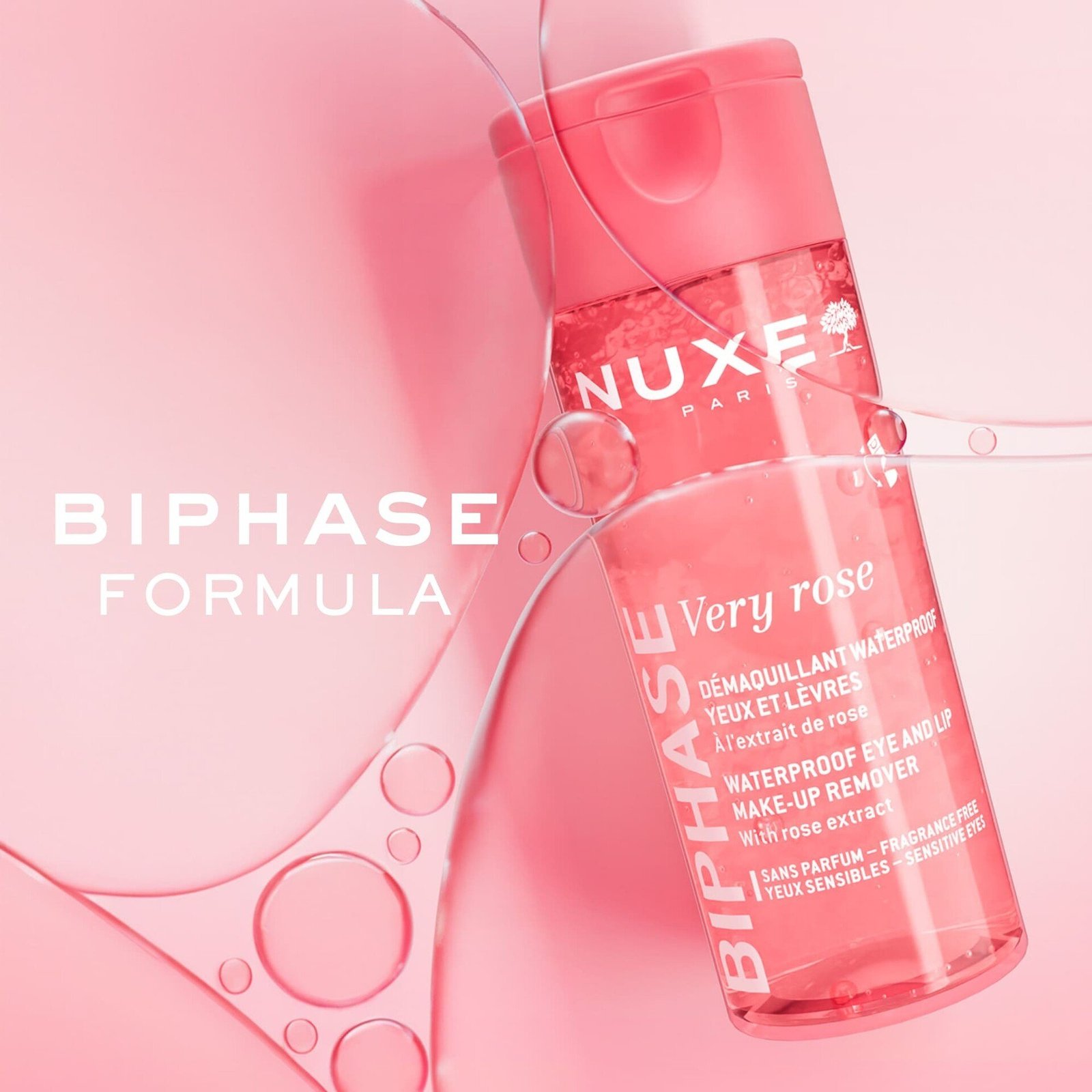 Nuxe Very Rose Biphase Makeup Remover 100 ml