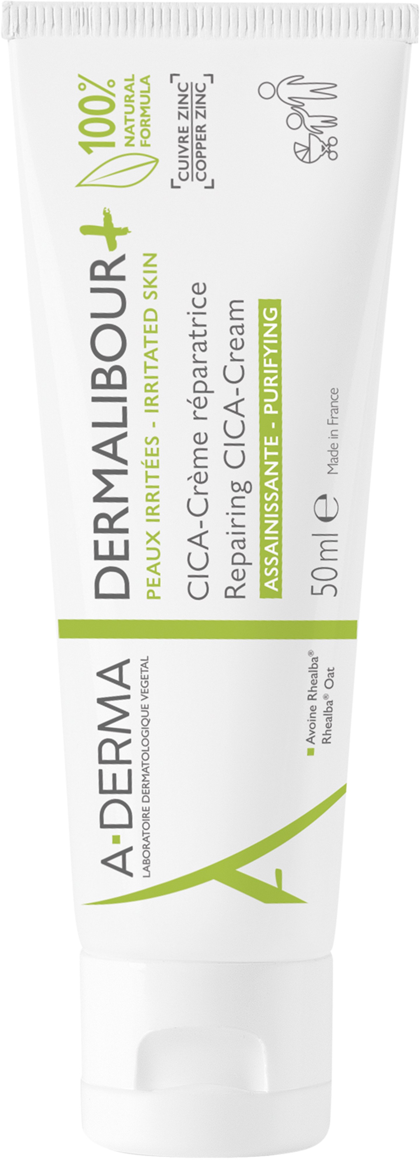 A-Derma Dermalibour+ Repairing CICA-Cream 50 ml