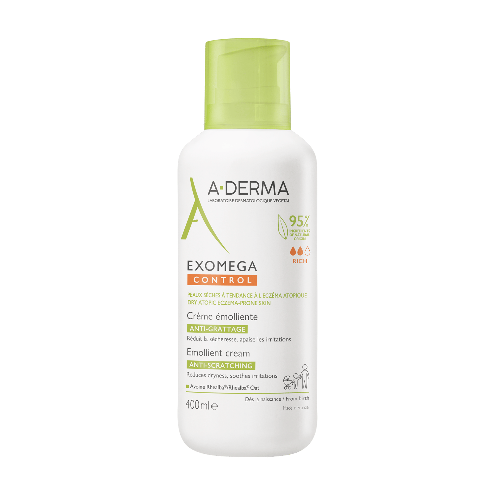 A-derma Exomega CONTROL Cream 400ml