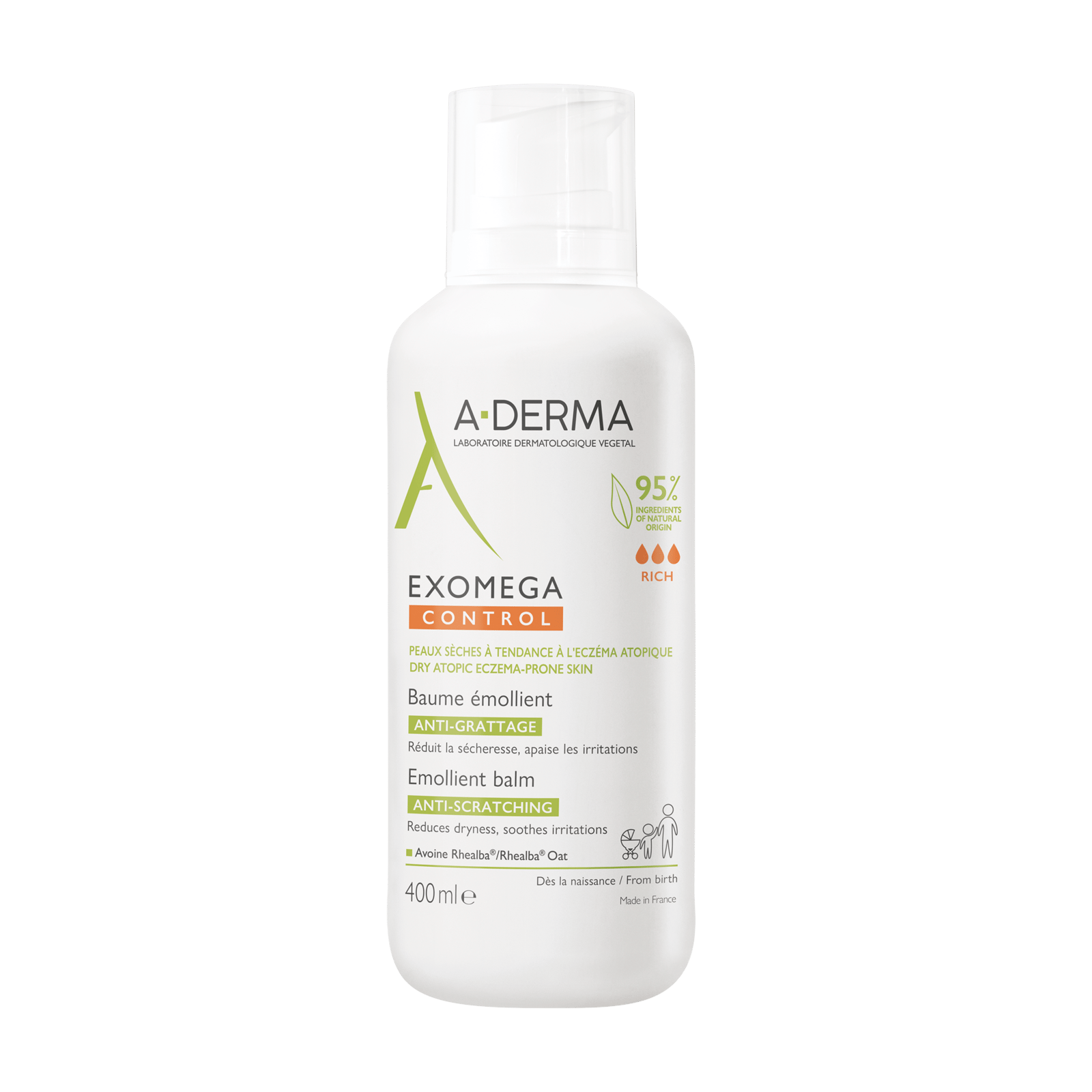 A-derma Exomega CONTROL Balm 400ml