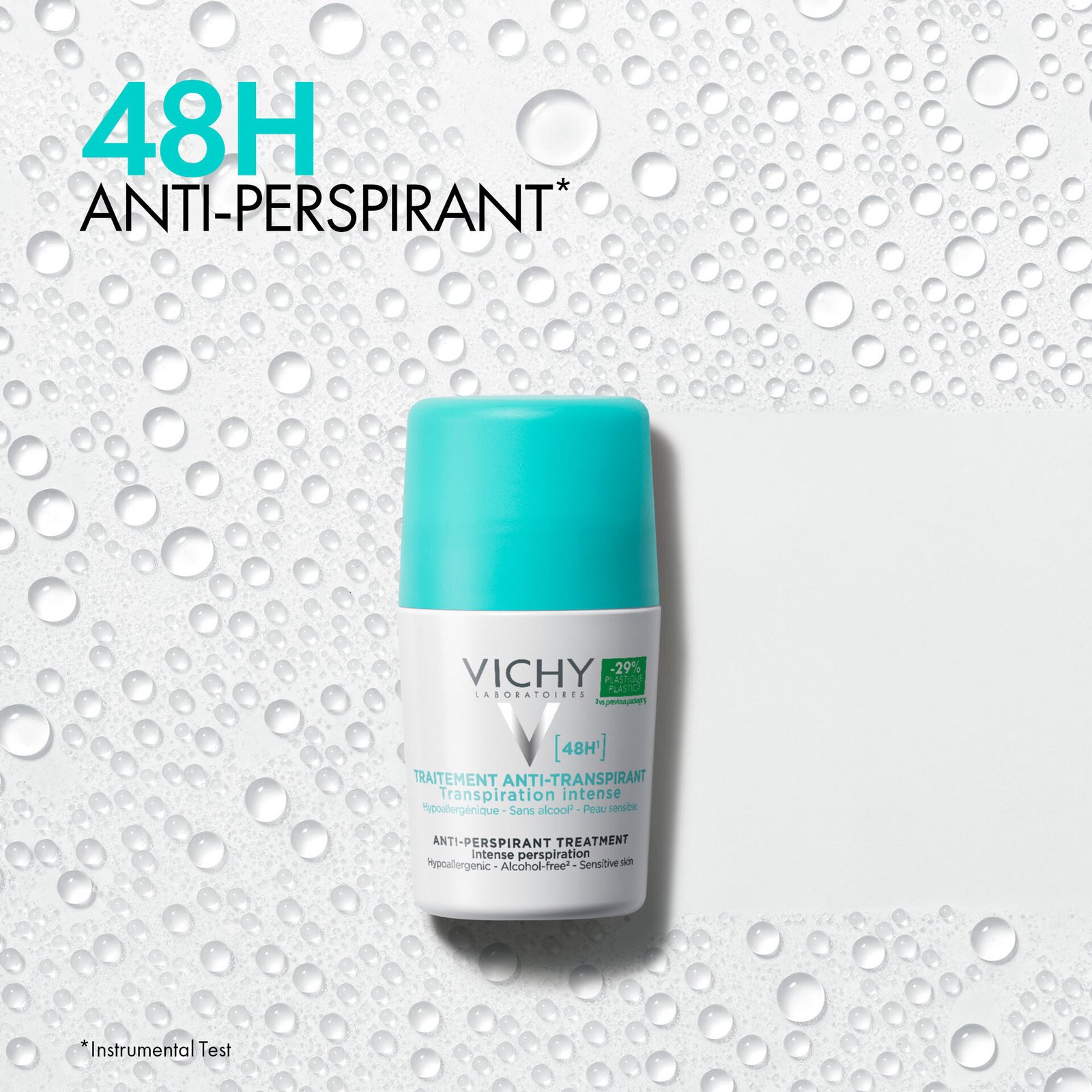 Vichy Antiperspirant 48H Roll-on 50 ml