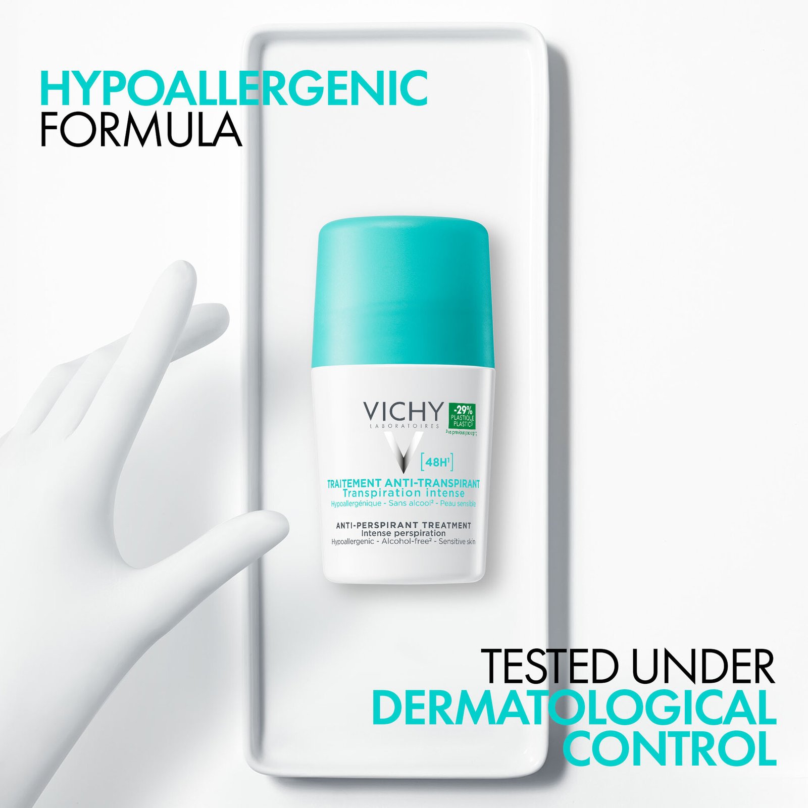 Vichy Antiperspirant 48H Roll-on 50 ml