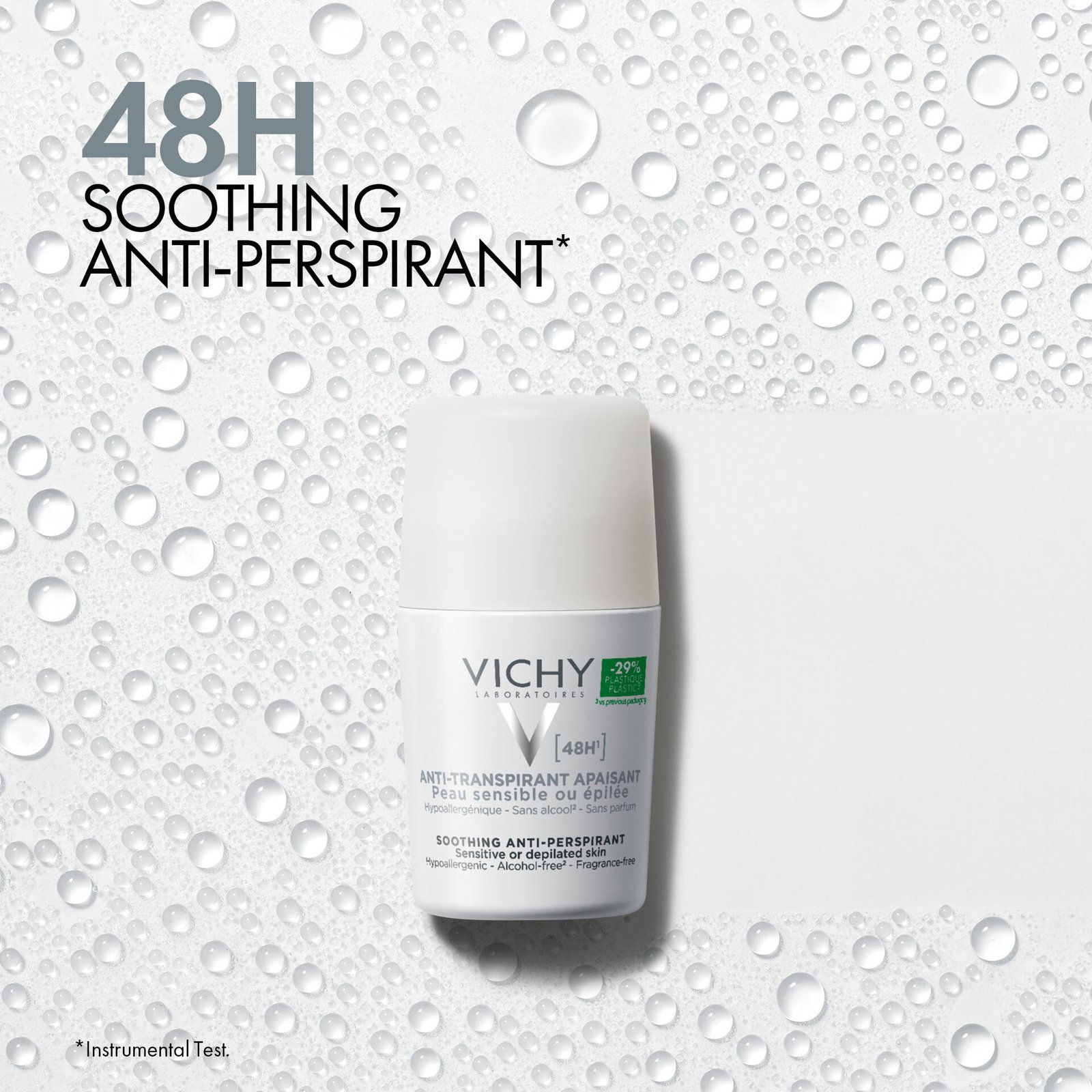 Vichy 48H Soothing Anti-Perspirant Roll-On 50 ml