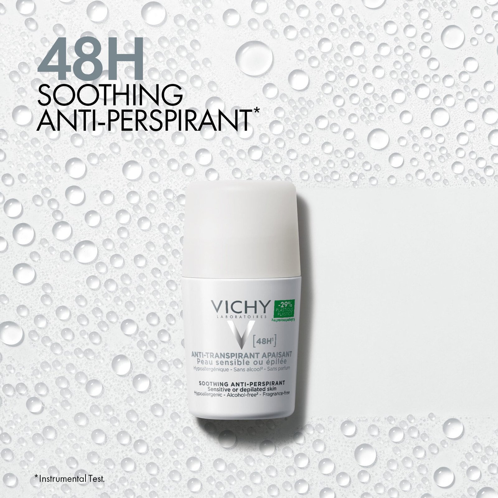 Vichy 48H Soothing Anti-Perspirant Roll-On 50 ml