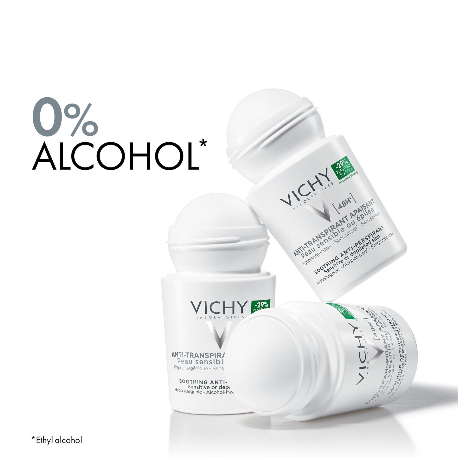 Vichy 48H Soothing Anti-Perspirant Roll-On 50 ml