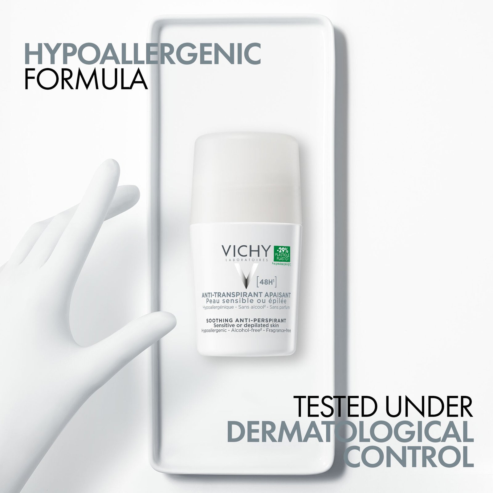 Vichy 48H Soothing Anti-Perspirant Roll-On 50 ml