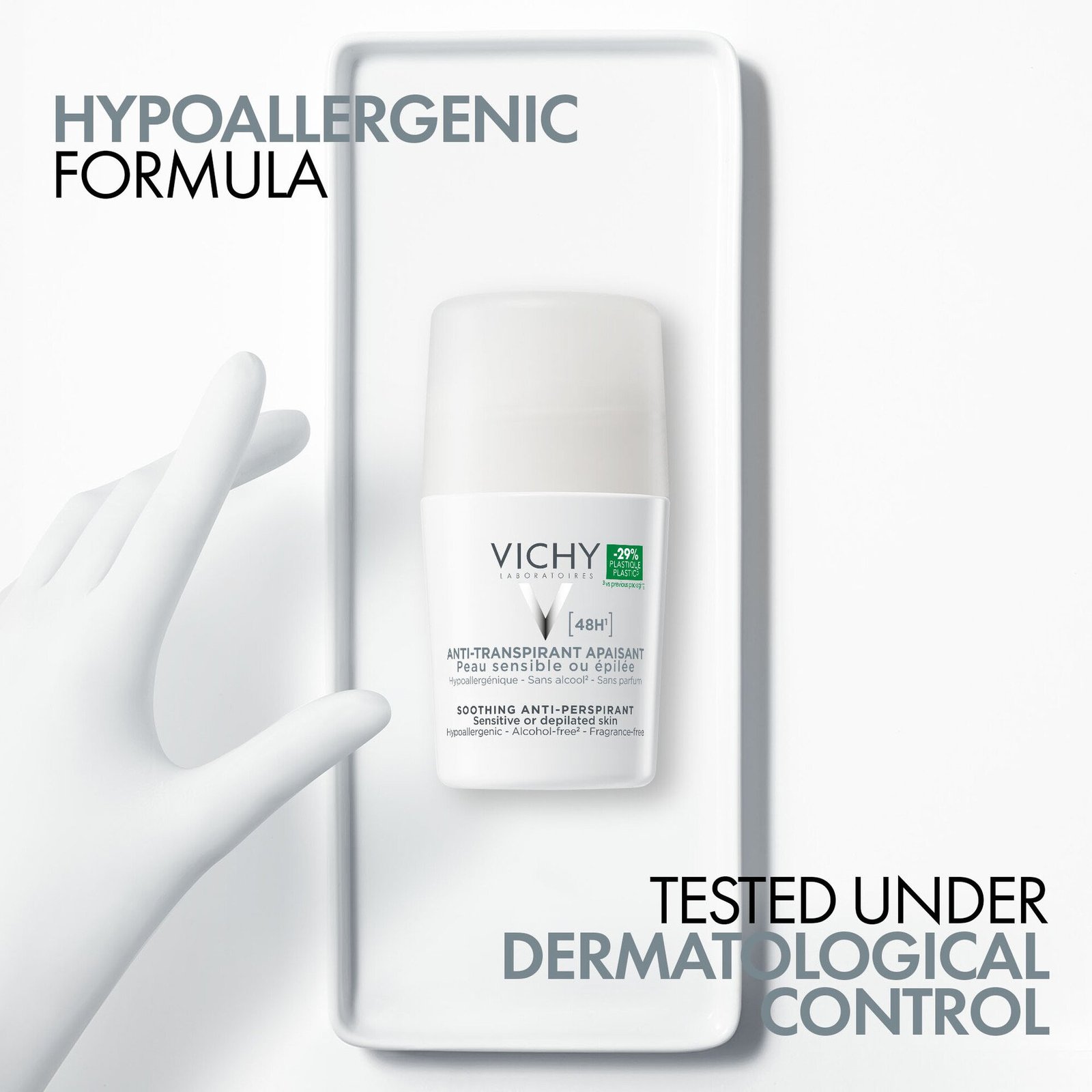 Vichy 48H Soothing Anti-Perspirant Roll-On 50 ml
