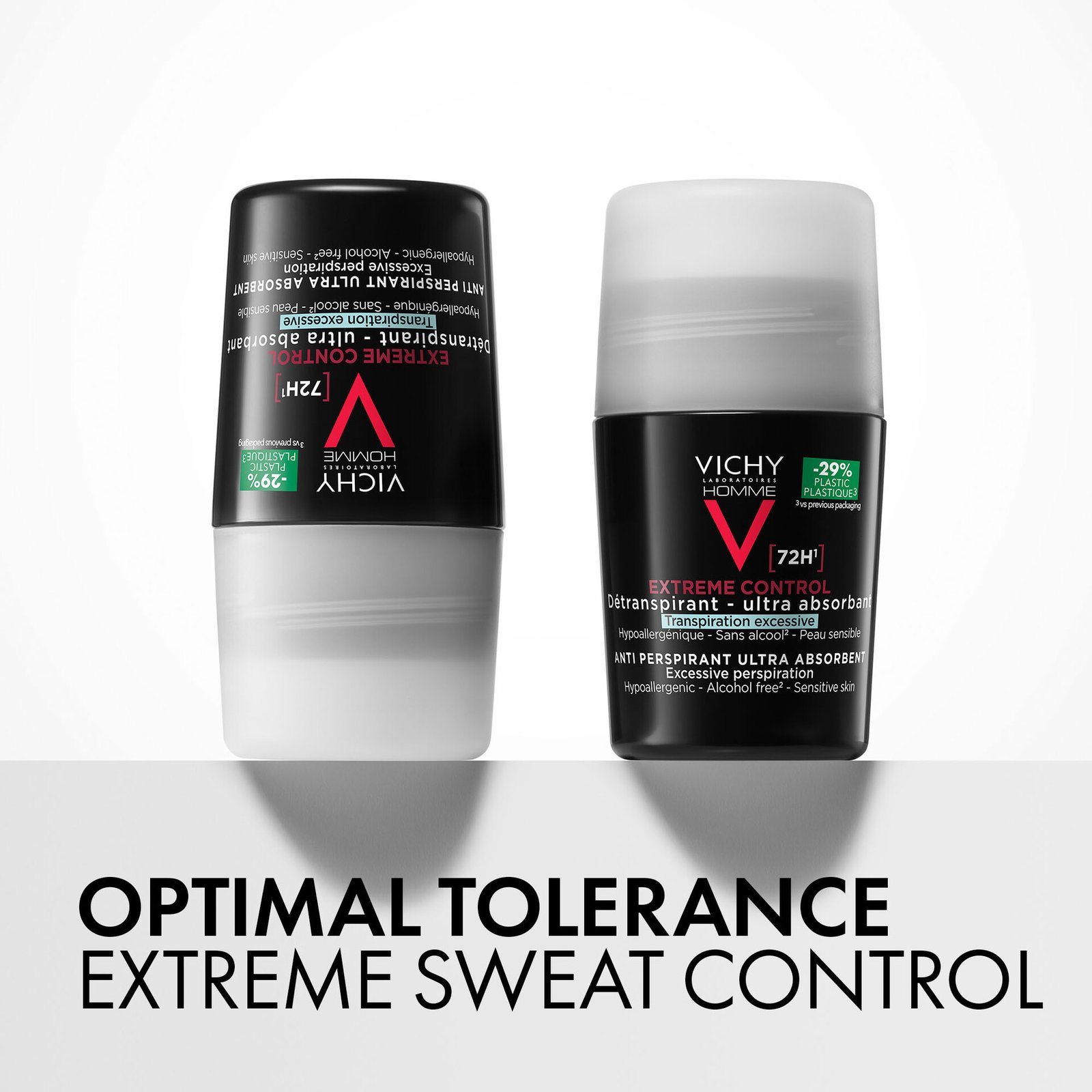 Vichy Homme 72H Extreme Control Anti-perspirant Deodorant Roll-On 50 ml