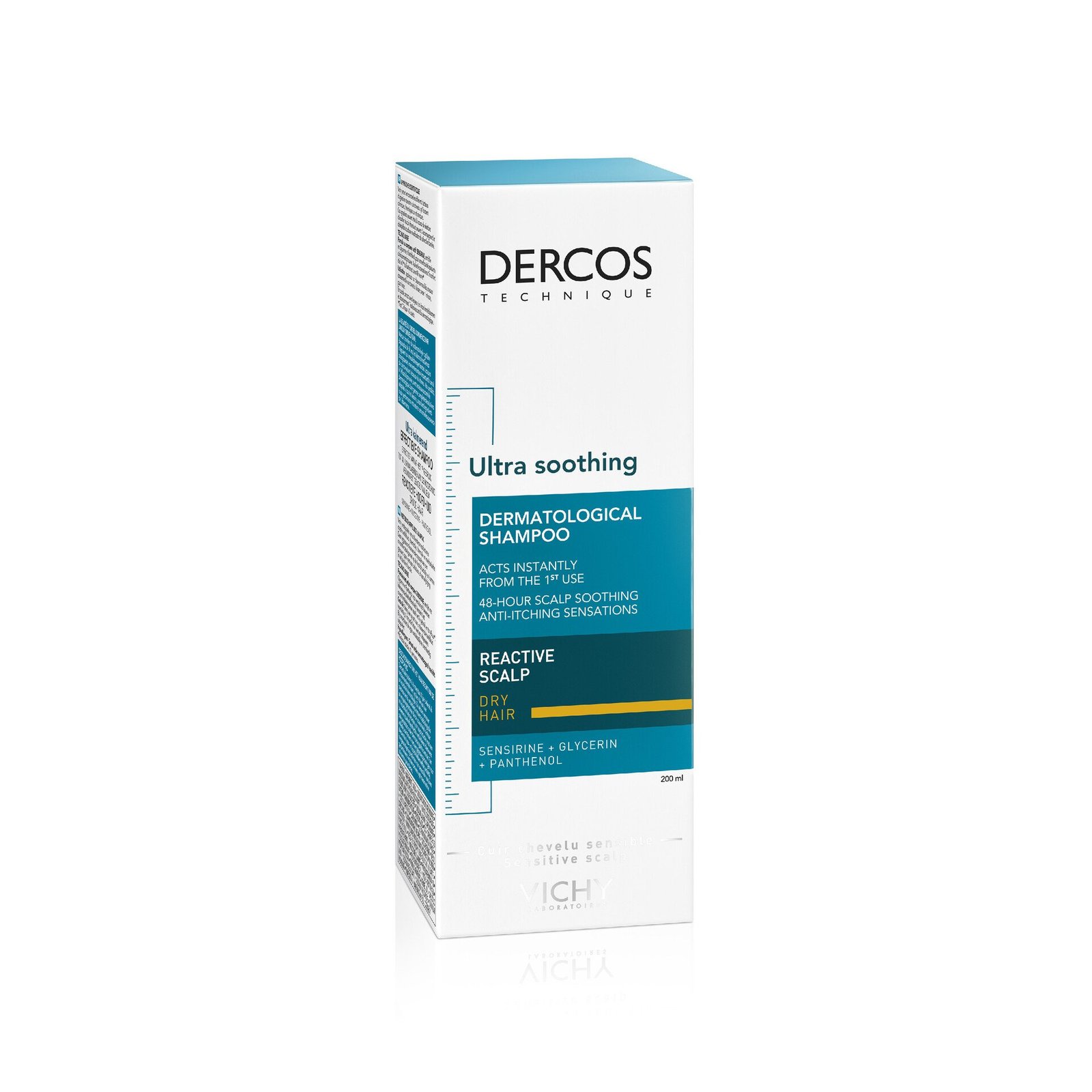 Vichy Dercos Ultra Soothing Schampoo Torrt hår 200 ml