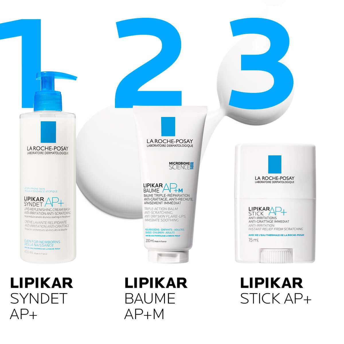 La Roche-Posay Lipikar Syndet AP+ Wash Cream 400 ml