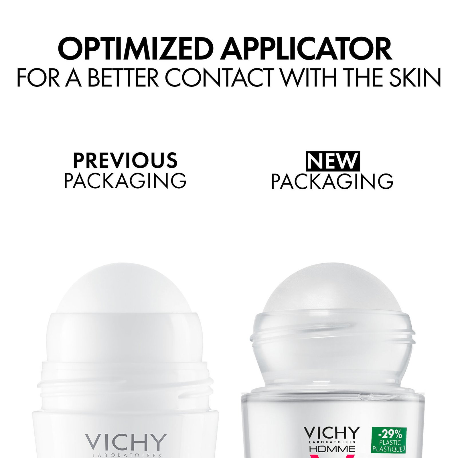 Vichy Homme 48H Anti-stain Anti-perspirant Deodorant Roll-On 50 ml