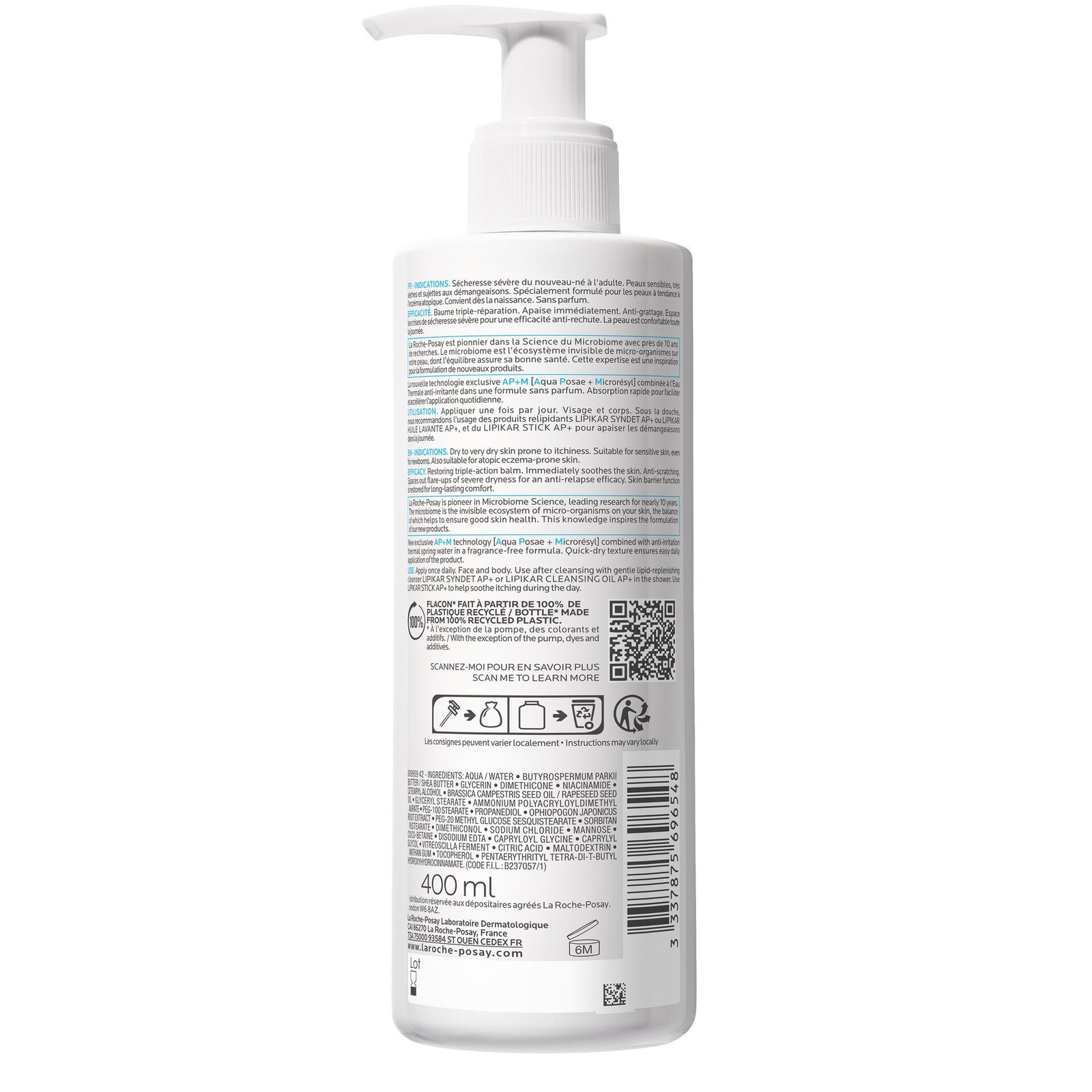 La Roche-Posay Lipikar AP+M Balm 400 ml