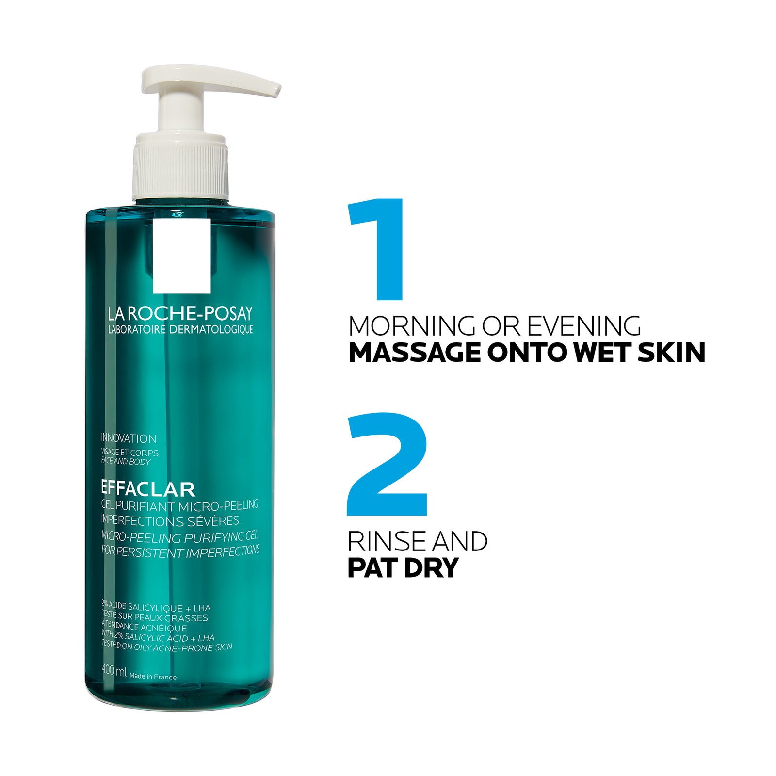La Roche-Posay Effaclar Micro-Peeling Purifying Gel 400 ml