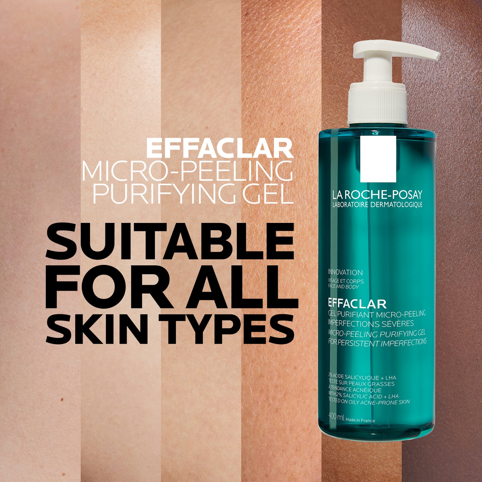 La Roche-Posay Effaclar Micro-Peeling Purifying Gel 400 ml