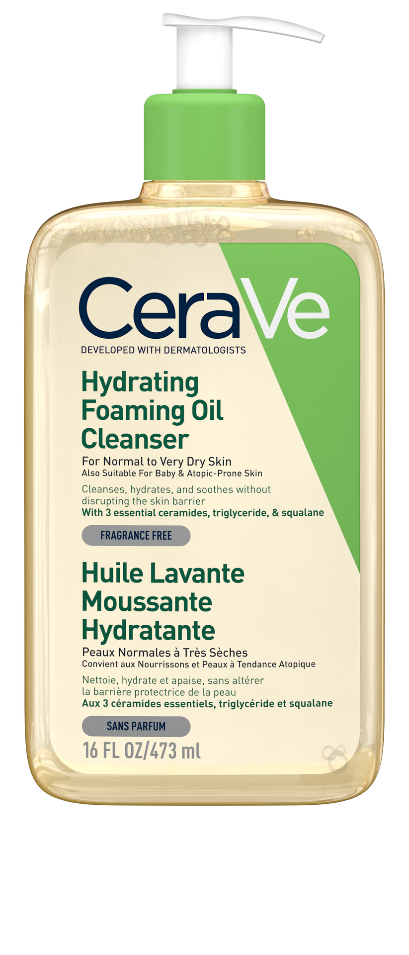 CeraVe Hydrating Foaming Oil Cleanser 473 ml