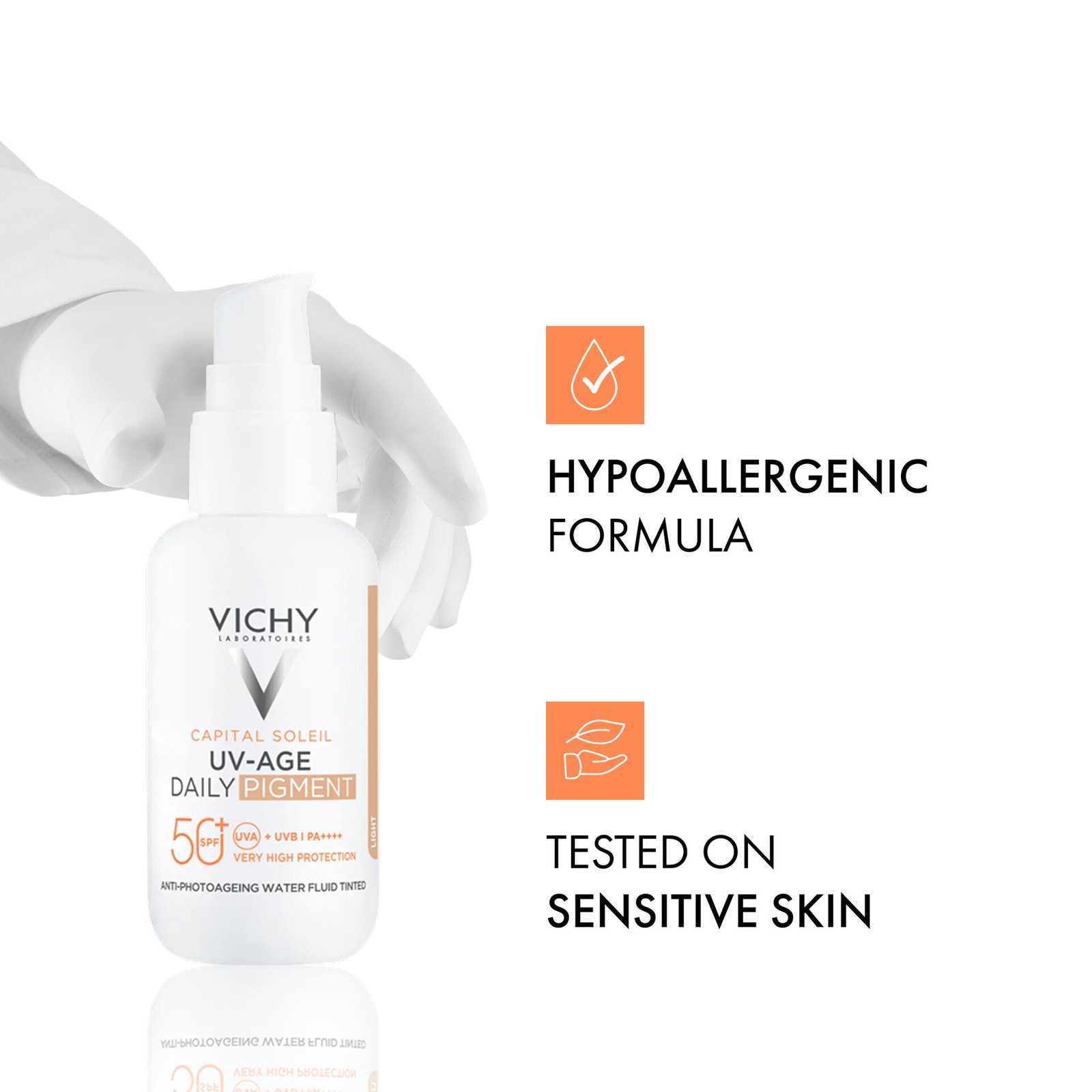 Vichy Capital Soleil Uv-age Daily Pigment Light SPF50+ 40 ml