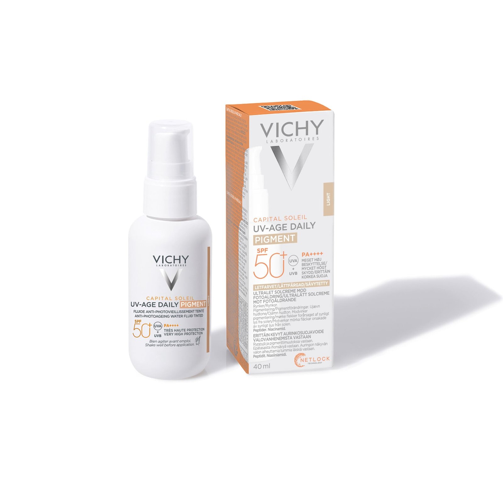 Vichy Capital Soleil Uv-age Daily Pigment Light SPF50+ 40 ml