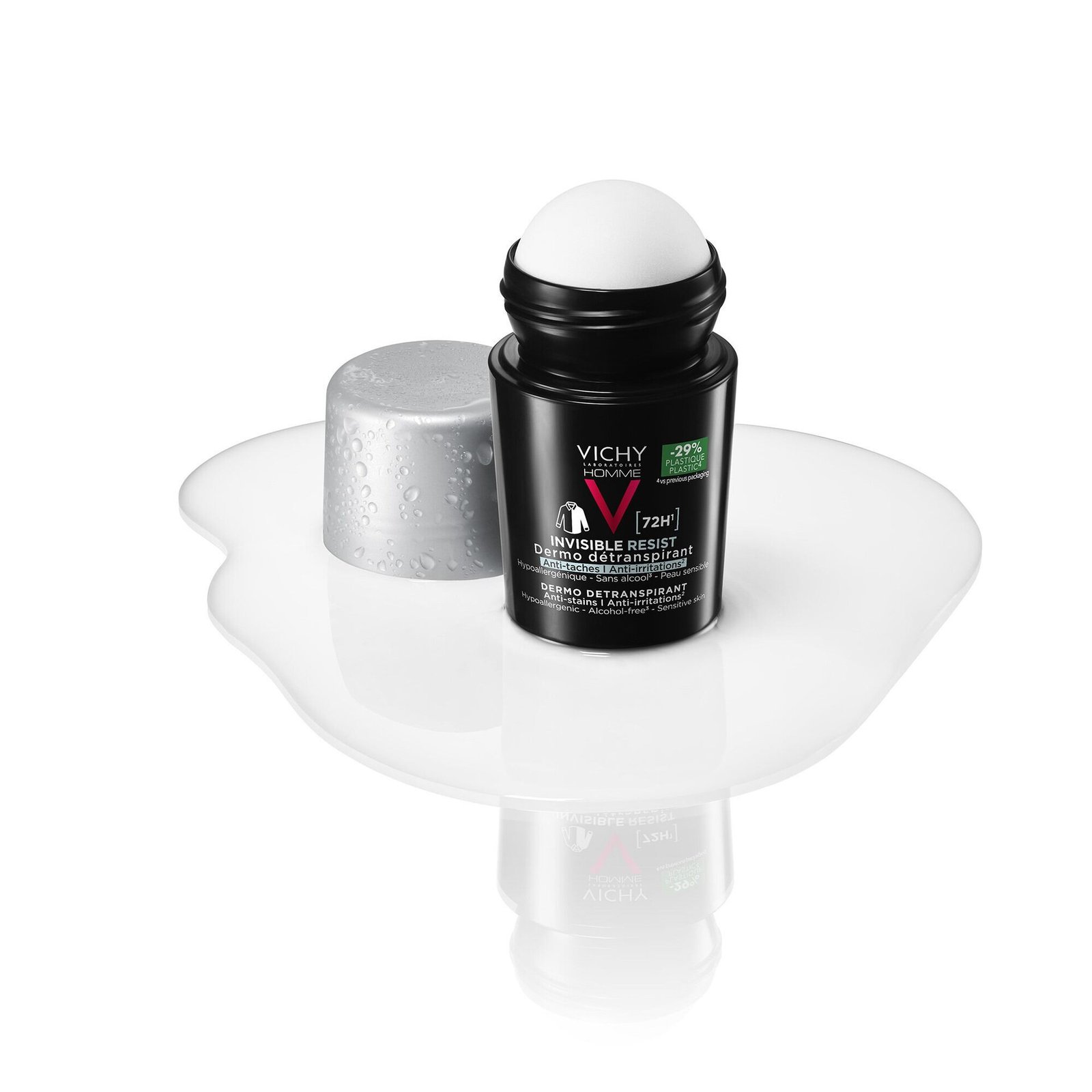 Vichy Homme Invisible Resist 72H Anti-Stain Roll-On 50 ml