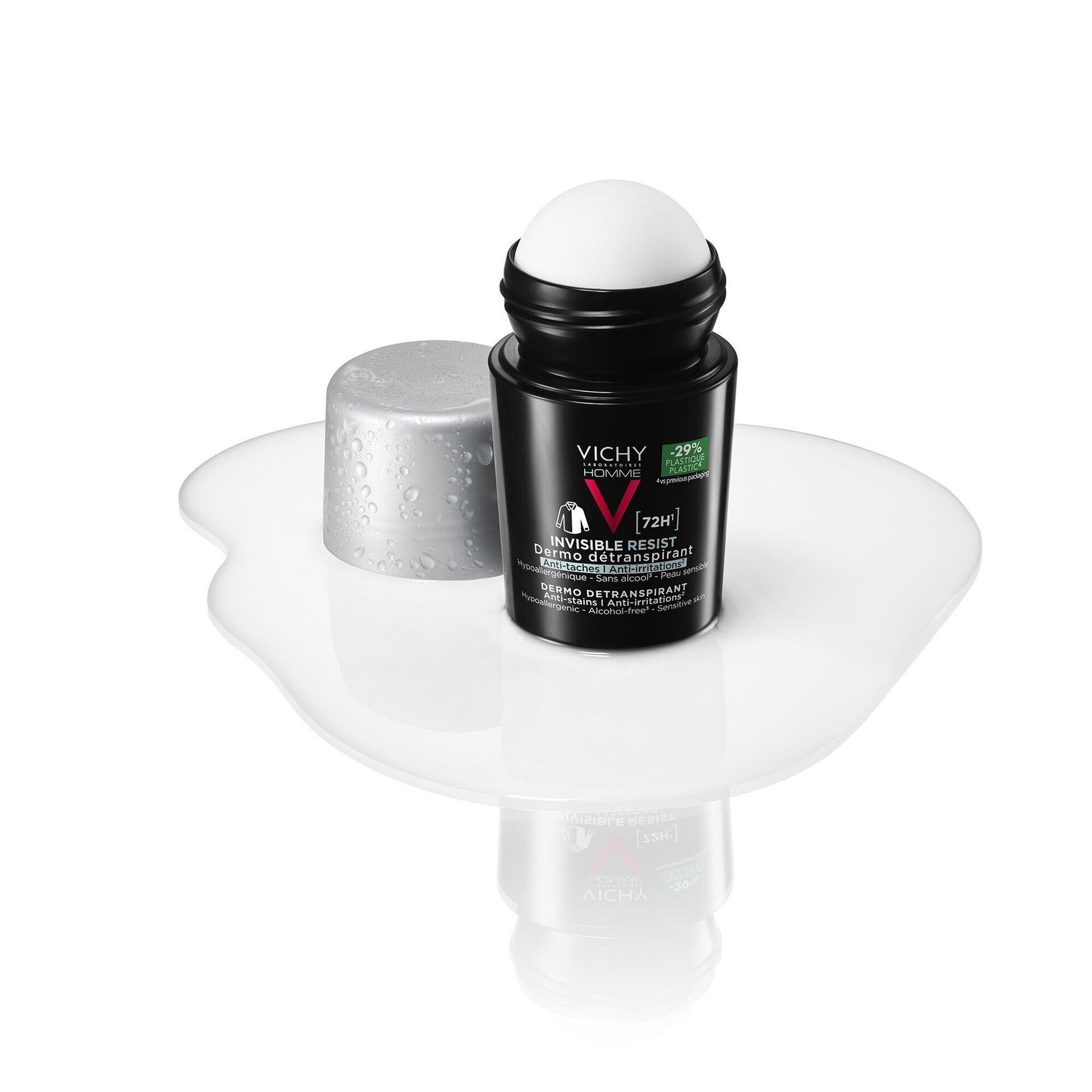Vichy Homme Invisible Resist 72H Anti-Stain Roll-On 50 ml