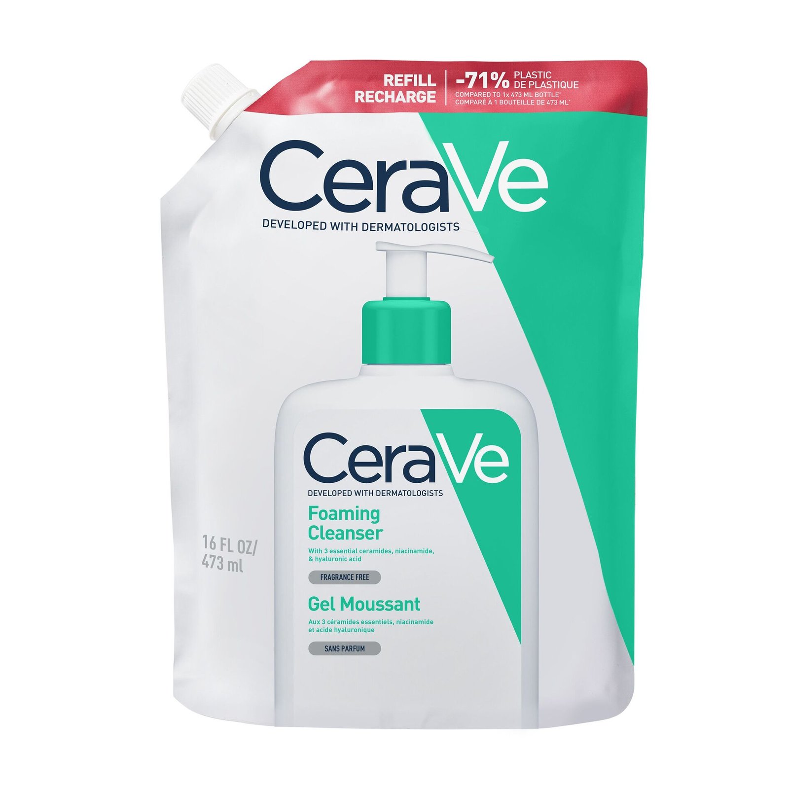 CeraVe Foaming Cleanser Refill 473 ml