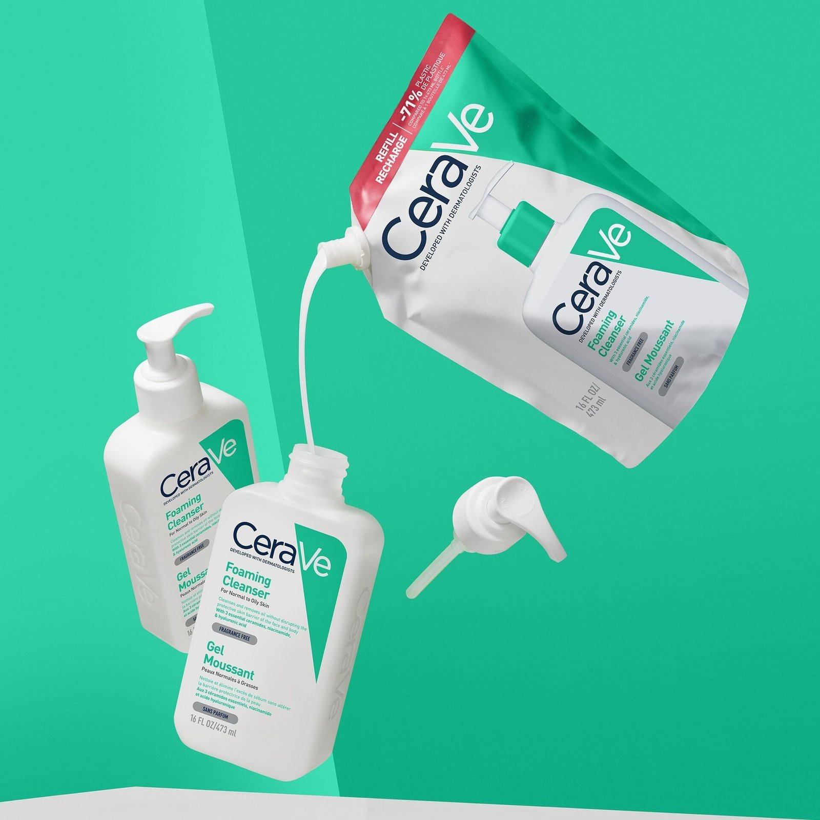 CeraVe Foaming Cleanser Refill 473 ml