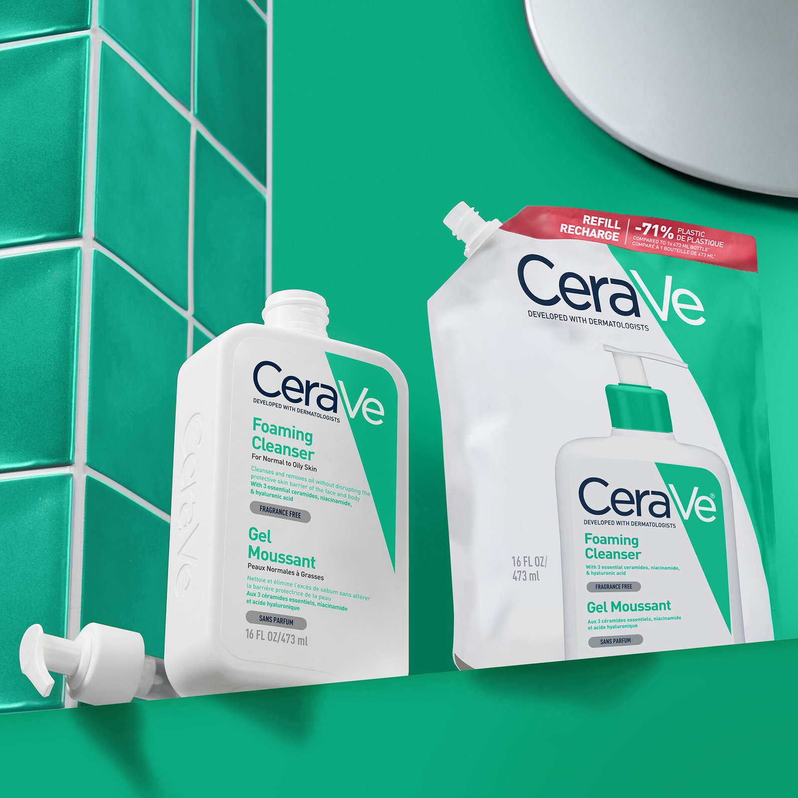 CeraVe Foaming Cleanser Refill 473 ml