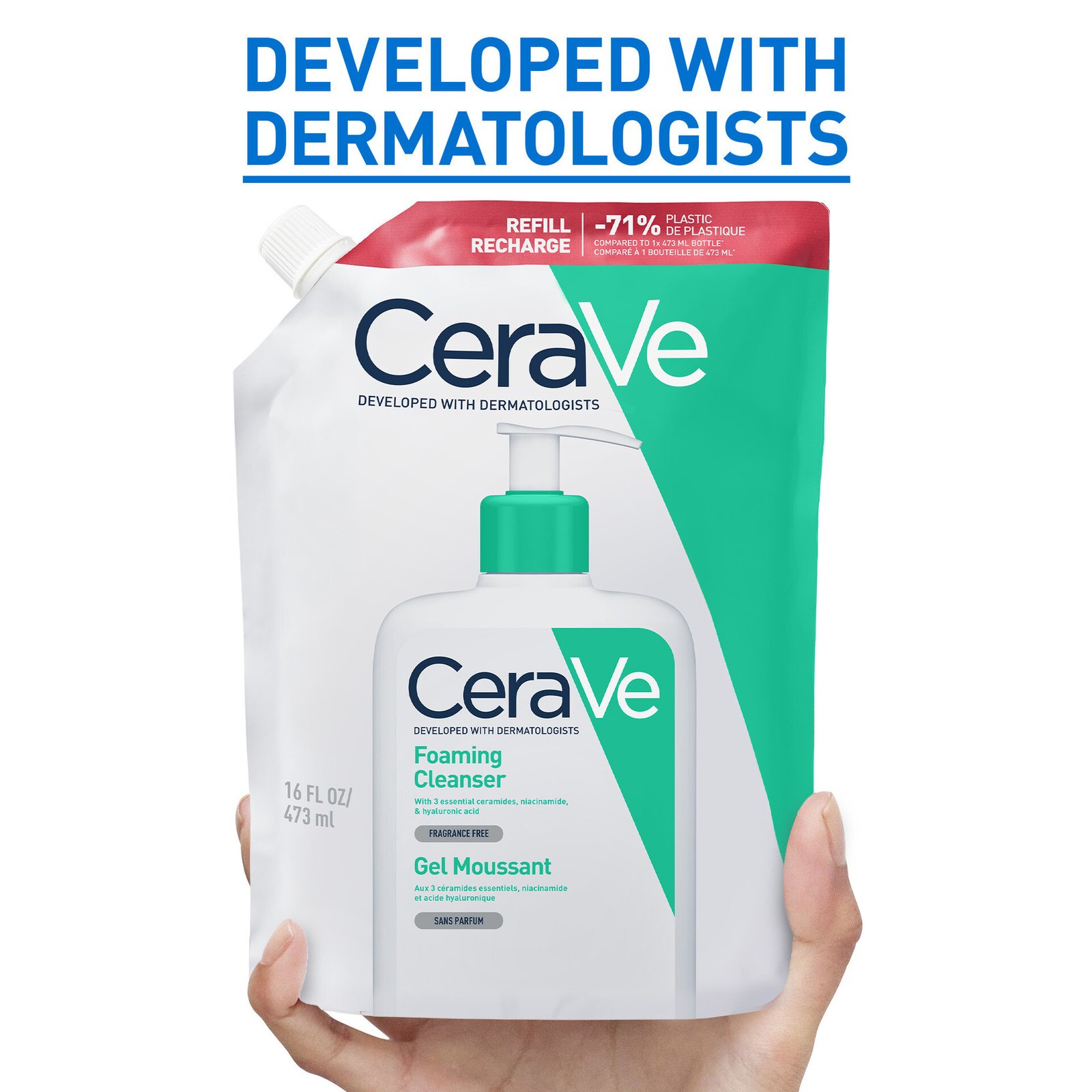 CeraVe Foaming Cleanser Refill 473 ml