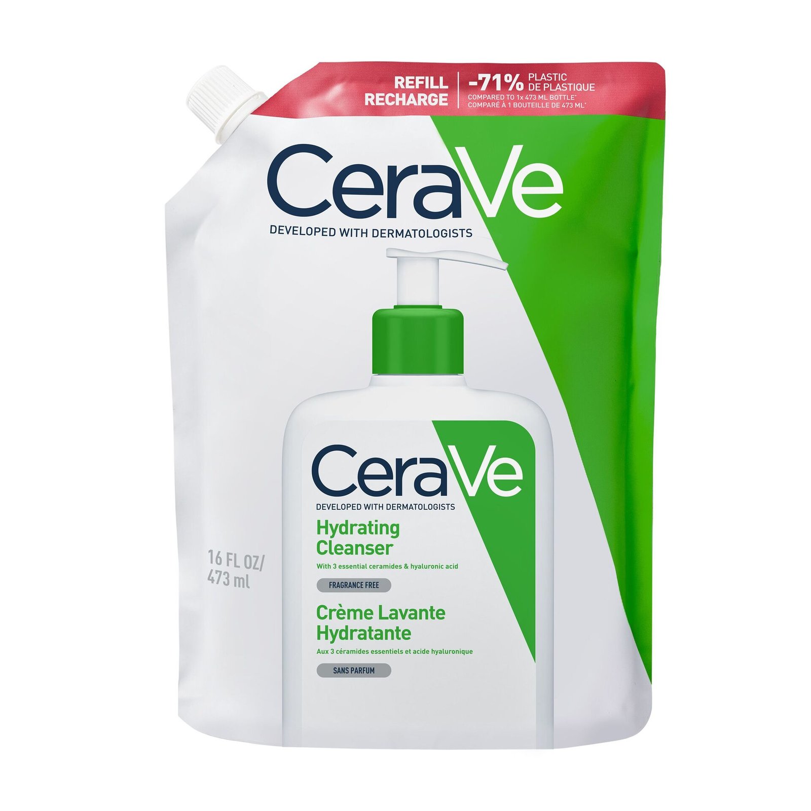 CeraVe Hydrating Cleanser Refill 473 ml